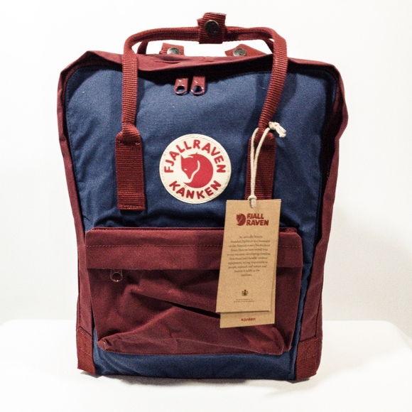 Känken Handbags - 💼  Fjällräven Känken Ox Red/ Royal Blue Backpack